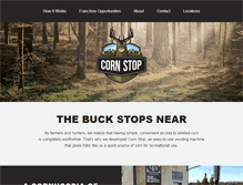 Tablet Screenshot of cornstop.com